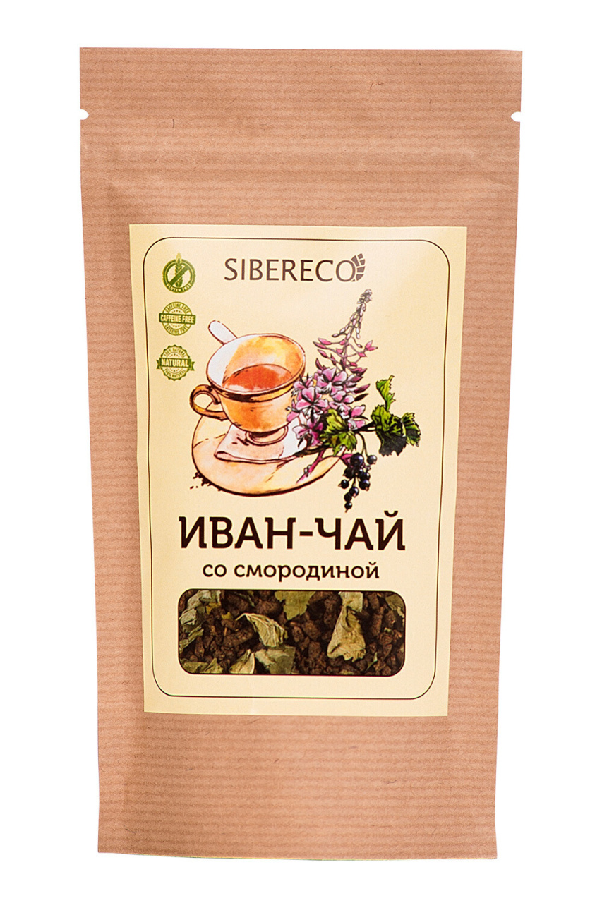 картинка Иван-чай со смородиной, 50г от магазина Панацея в Красноярске