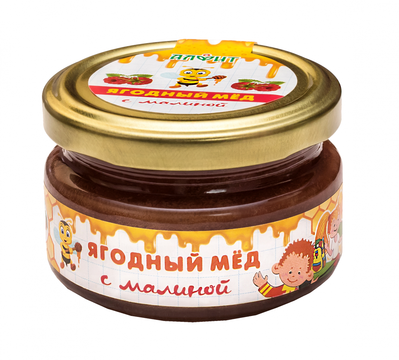 картинка Ягодный мёд с малиной, 100г от магазина Панацея в Красноярске
