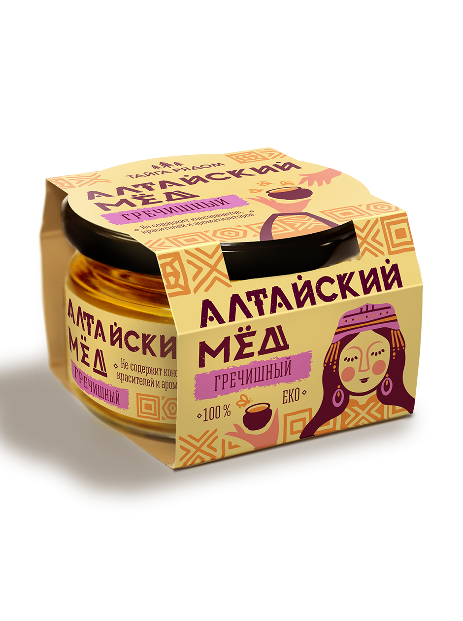 картинка Алтайский мед гречишный, 300 г от магазина Панацея в Красноярске