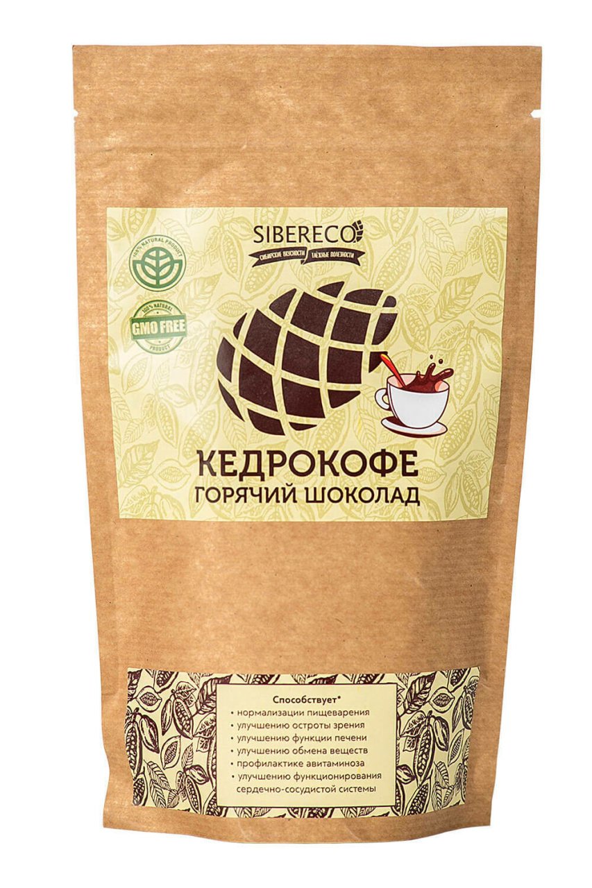 картинка Кедрокофе Горячий шоколад, 250 г от магазина Панацея в Красноярске