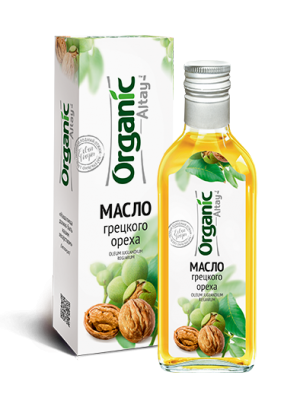 картинка Масло грецкого ореха Organic, 250 мл  от магазина Панацея в Красноярске