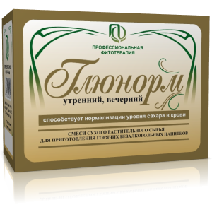 картинка Глюнорм - нормализация уровня сахара, 60 брикетов по 2 г от магазина Панацея в Красноярске