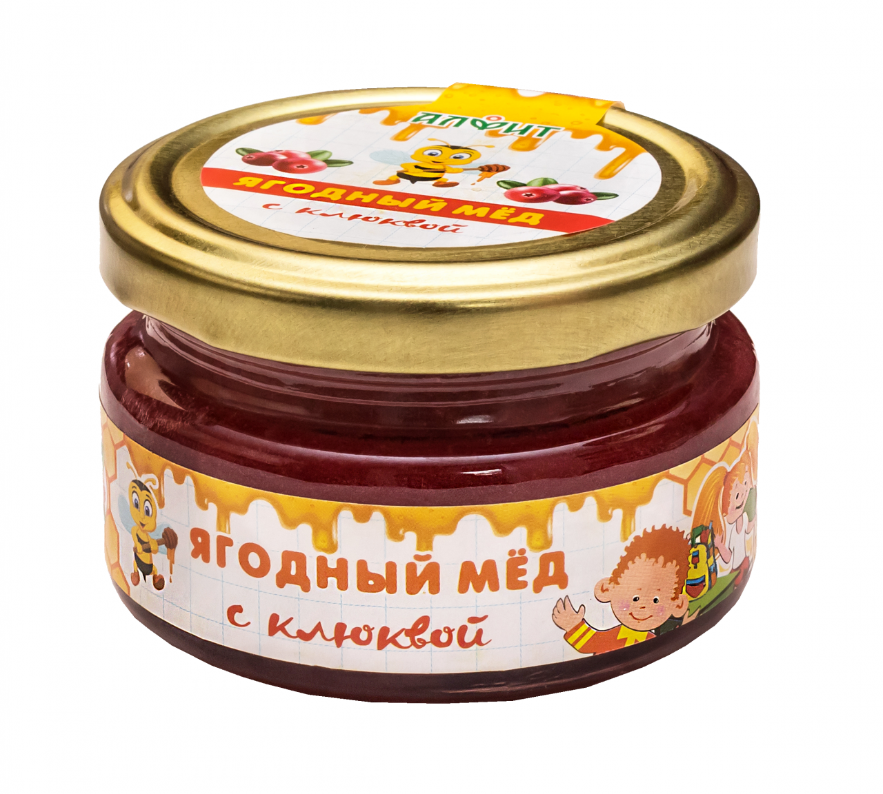 картинка Ягодный мёд с клюквой, 100г от магазина Панацея в Красноярске