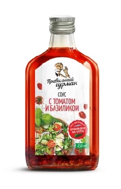 картинка Соус с томатами и базиликом Правильный гурман, 250 мл от магазина Панацея в Красноярске