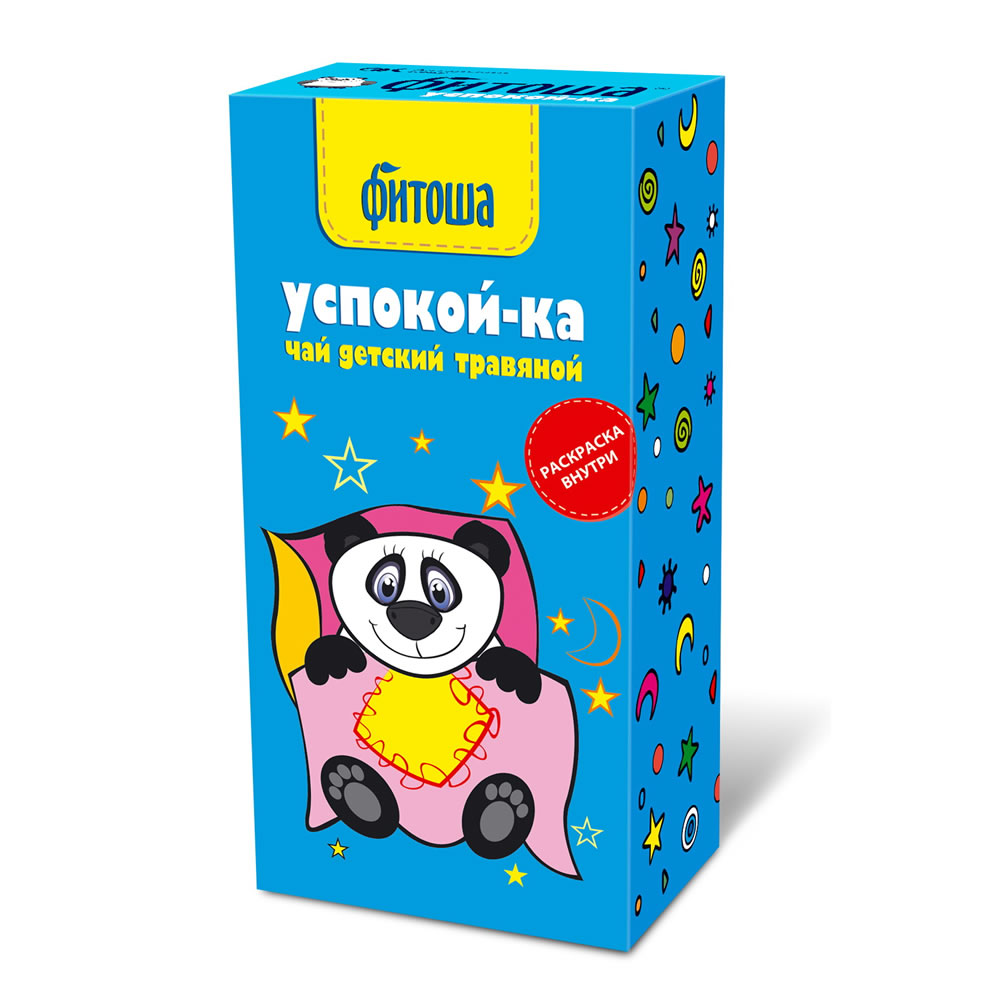 картинка Детский травяной чай Фитоша «Успокой-ка», 20 ф/п по 1,5 г от магазина Панацея в Красноярске